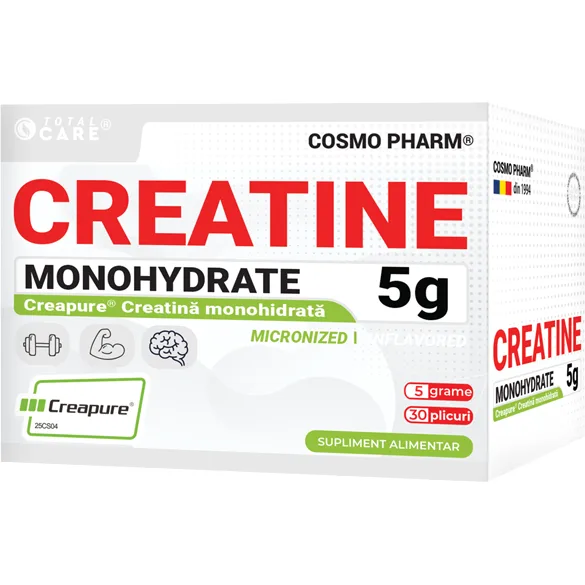Creatina Monohidrata Creapure 5g x 30 plicuri COSMO PHARM — preț și oferte