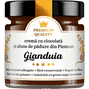 Gianduia Crema cu Ciocolata si Alune de Padure din Piemont Secretele Ramonei 250g