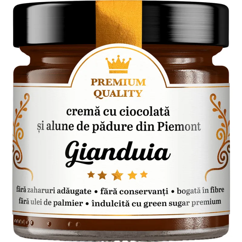 Gianduia Crema cu Ciocolata si Alune de Padure din Piemont Secretele Ramonei 250g REMEDIA — preț și oferte