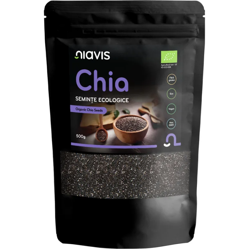 Chia Seminte Ecologice/Bio 500g NIAVIS — preț și oferte
