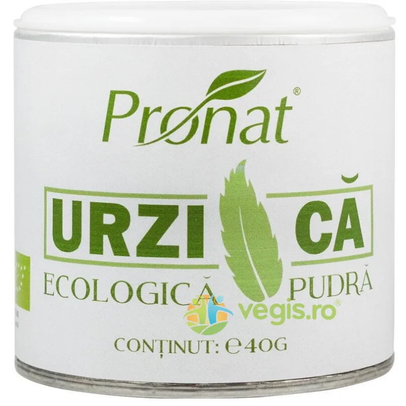 Urzica Pudra Ecologica/Bio 40g PRONAT — preț și oferte
