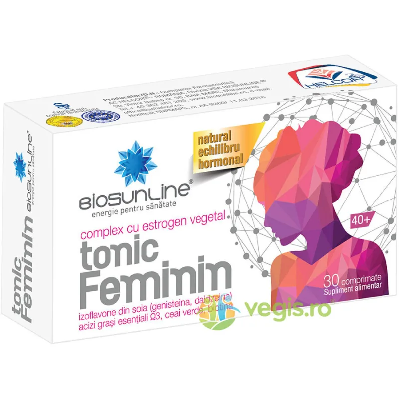 Tonic Feminin 30cpr BIOSUNLINE — preț și oferte