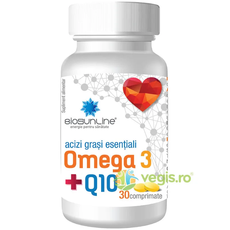 Omega 3 Q10 30cpr BIOSUNLINE — preț și oferte