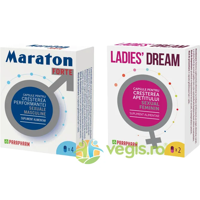 Maraton Forte 4cps + Ladies' Dream 2cps CADOU Quantum Parapharm — preț și oferte