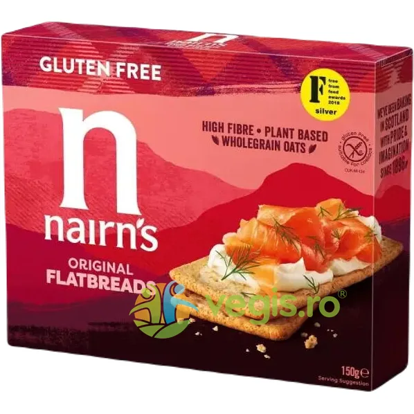 Felii de Paine Crocanta din Ovaz Integral fara Gluten 150g NAIRNS — preț și oferte