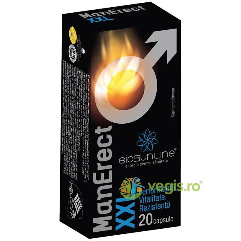 ManErect XXL 20cps BIOSUNLINE — preț și oferte