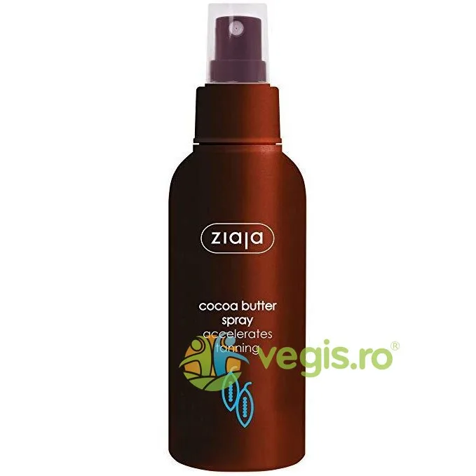 Ulei Spray pentru Bronz Intens cu Unt de Cacao 100ml ZIAJA — preț și oferte