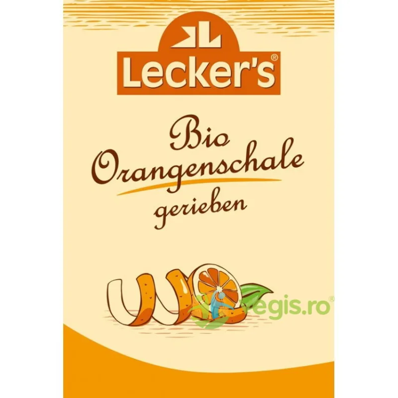 Coaja de Portocala Macinata Ecologica/Bio15g LECKER,S — preț și oferte