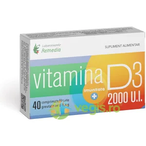 Vitamina D3 2000UI 40cpr