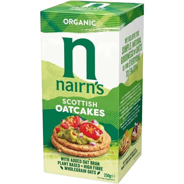 Painici Scotiene din Ovaz Integral Ecologice/Bio 250g NAIRNS — preț și oferte