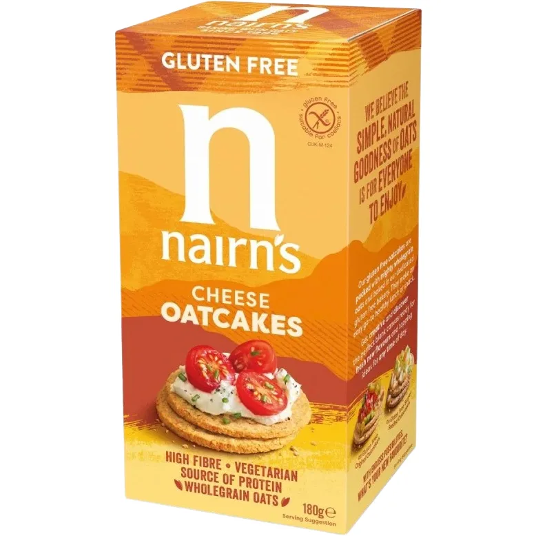 Painici din Ovaz Integral cu Branza fara Gluten 180g NAIRNS — preț și oferte