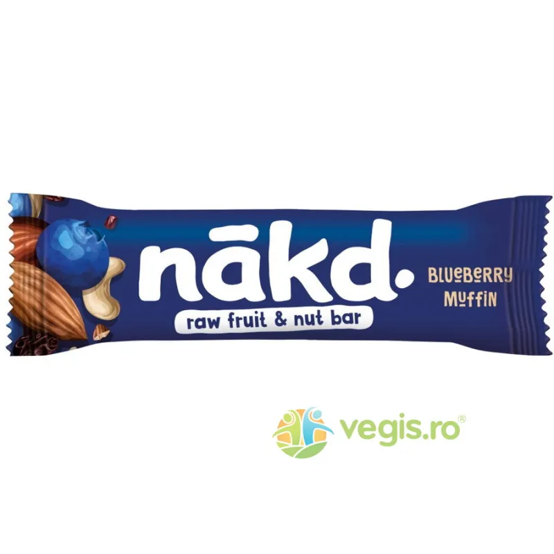 Baton Briosa cu Afine Raw fara Gluten 35g NAKD. — preț și oferte