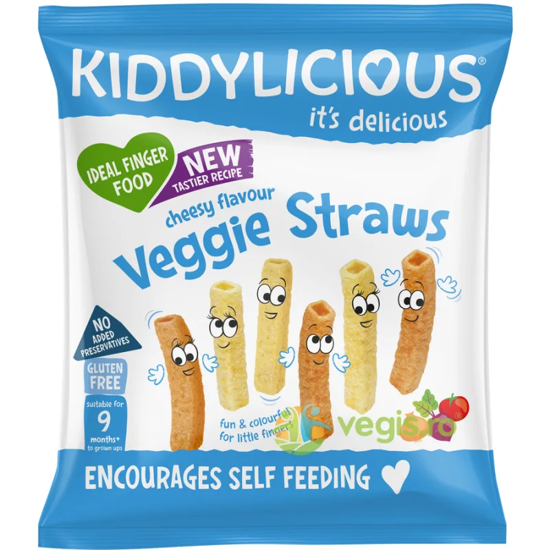 Sticks-uri din Legume si Orez cu Aroma de Branza pentru Copii +9 Luni fara Gluten 12g KIDDYLICIOUS — preț și oferte