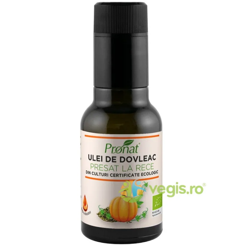 Ulei din Seminte Crude de Dovleac Presat la Rece Ecologic/Bio 100ml PRONAT — preț și oferte