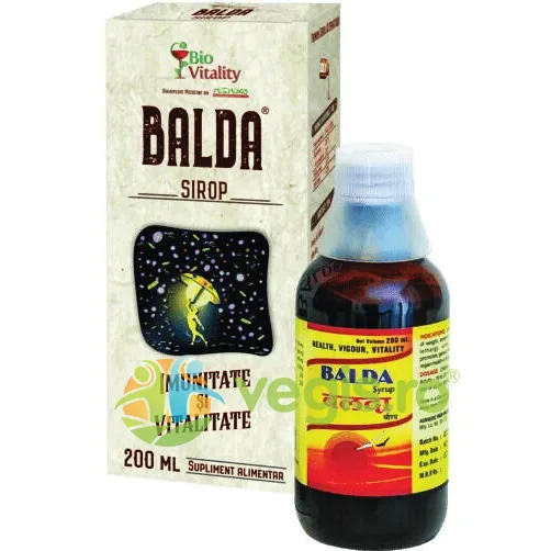 Balda Sirop (Imunitate si Vitalitate) 200ml BIO VITALITY — preț și oferte