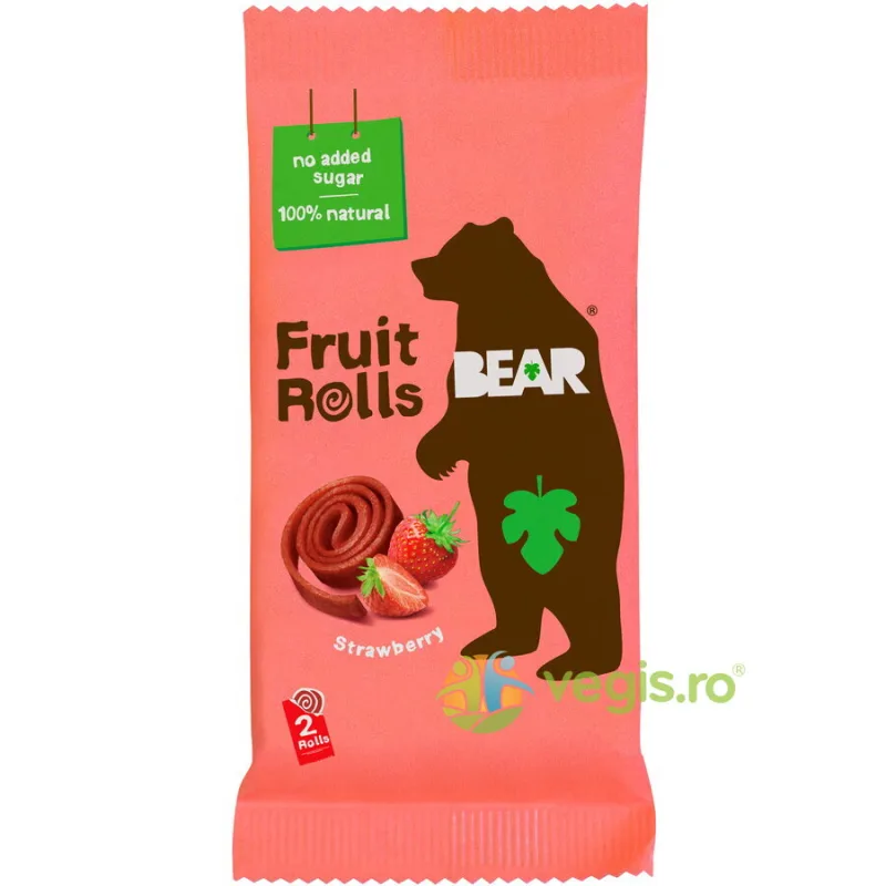Rulouri cu Capsuni fara Zahar Adaugat 20g BEAR — preț și oferte