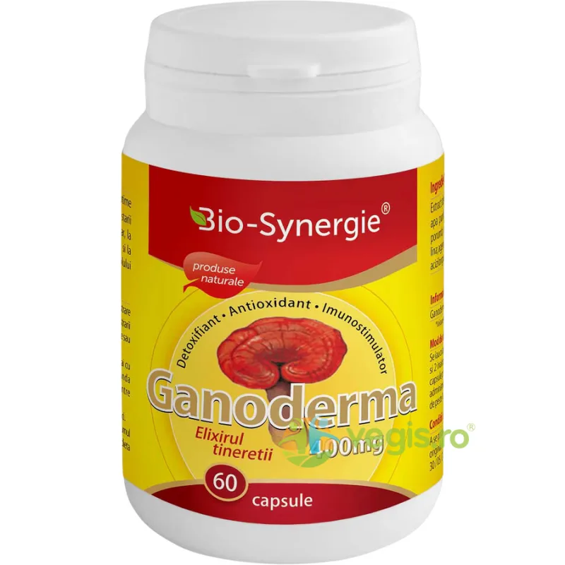 Ganoderma 60cps moi BIO-SYNERGIE ACTIV — preț și oferte