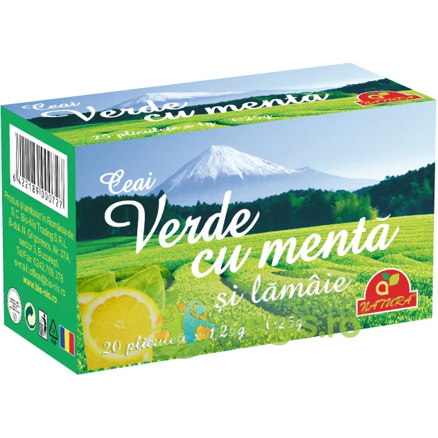 Ceai Verde cu Menta si Lamaie 20dz Bis Nis — preț și oferte