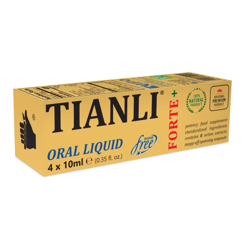 Tianli FORTE+ Oral Liquid 10 ml, 4 fiole, Energo Vitalis — preț și oferte