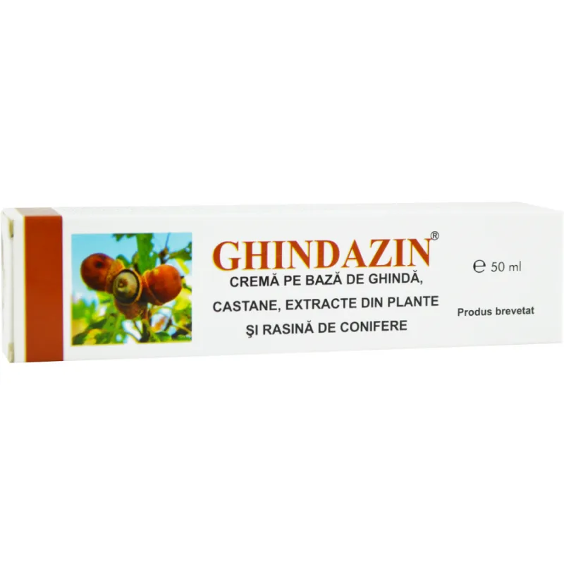 Crema pe Baza de Ghinda si Conifere Ghindazin 50ml — preț și oferte