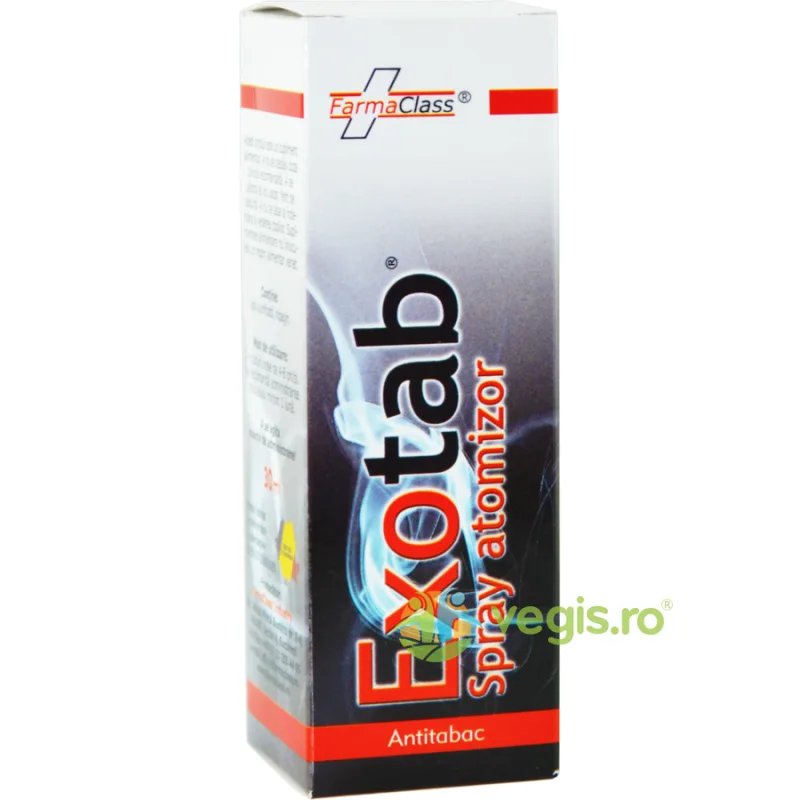 Exotab Spray Antitabac 30ml Farmaclass — preț și oferte