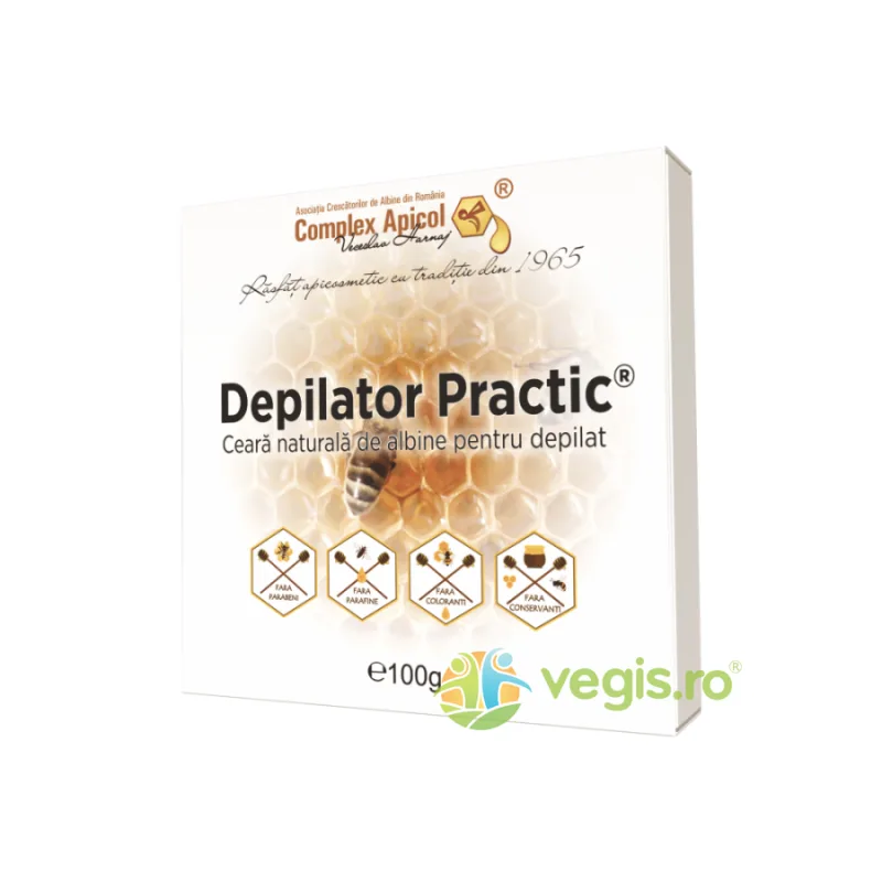 Depilator Practic cu Ceara Naturala 100g COMPLEX APICOL — preț și oferte