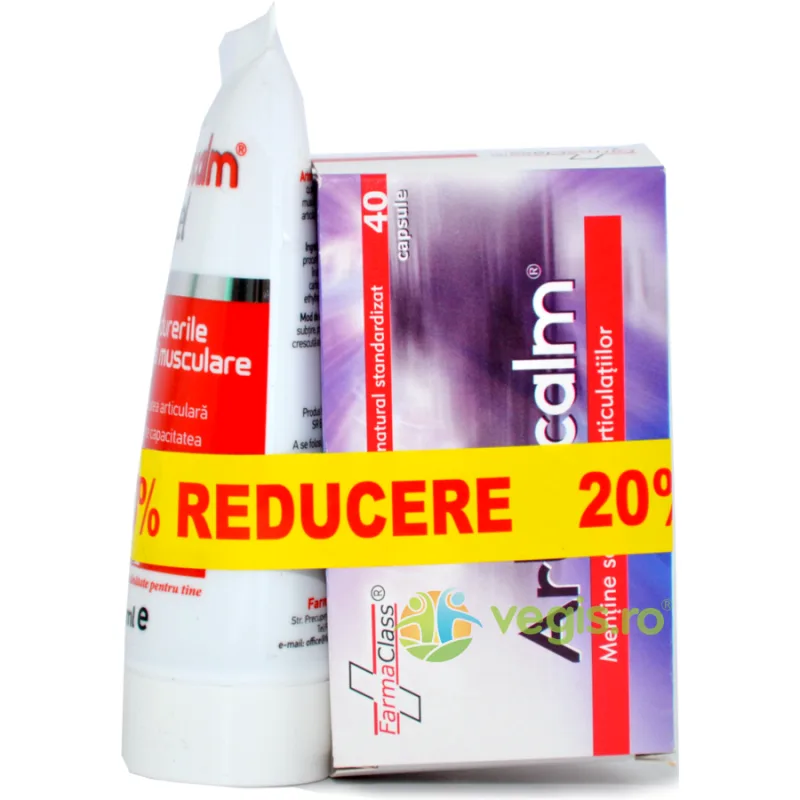 Artrocalm 40cps+Artrocalm Gel 100ml Farmaclass — preț și oferte