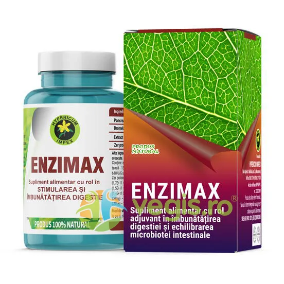 Enzimax 60cps Hypericum — preț și oferte