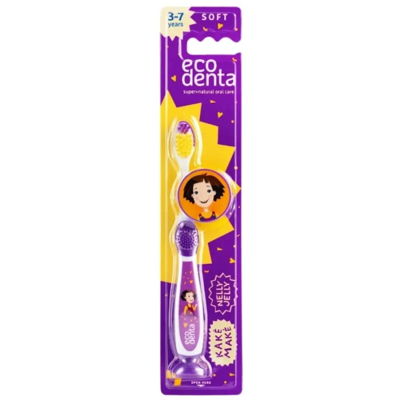 Periuta de Dinti pentru Copii Soft Nelly Jelly 1buc ECODENTA — preț și oferte