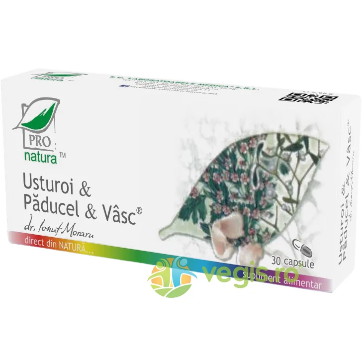 Usturoi, Paducel si Vasc 30cps Medica - Pro Natura — preț și oferte