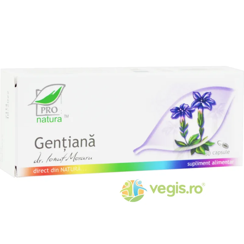Gentiana 30cps Medica - Pro Natura — preț și oferte