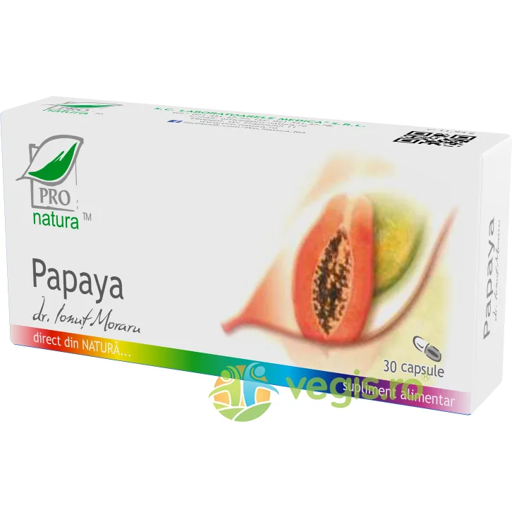 Papaya 30cps Medica - Pro Natura — preț și oferte