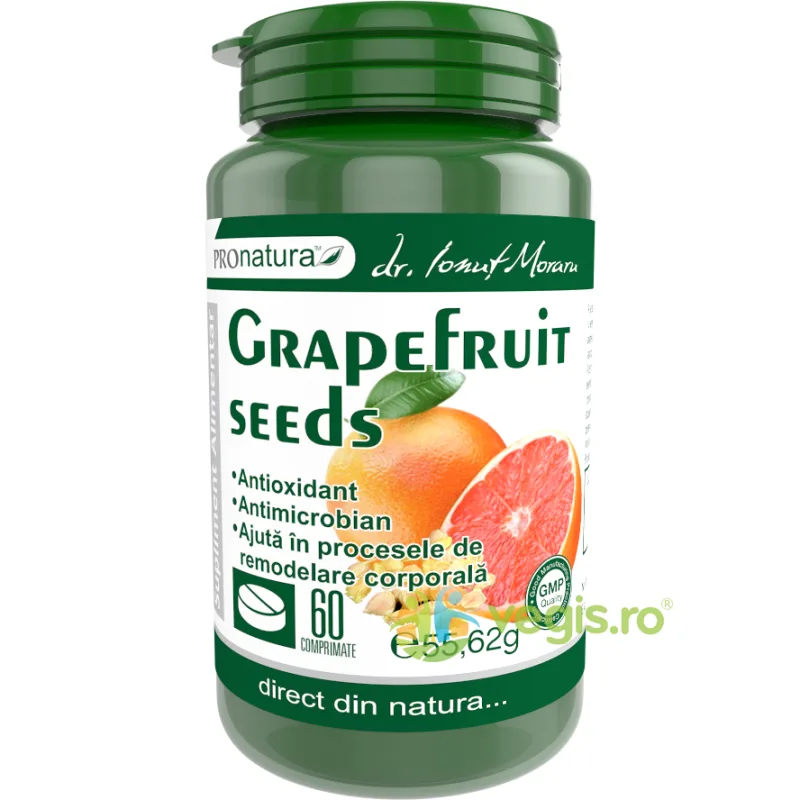 Seminte de Grapefruit (Grapefruit Seeds) 60cps Medica - Pro Natura — preț și oferte