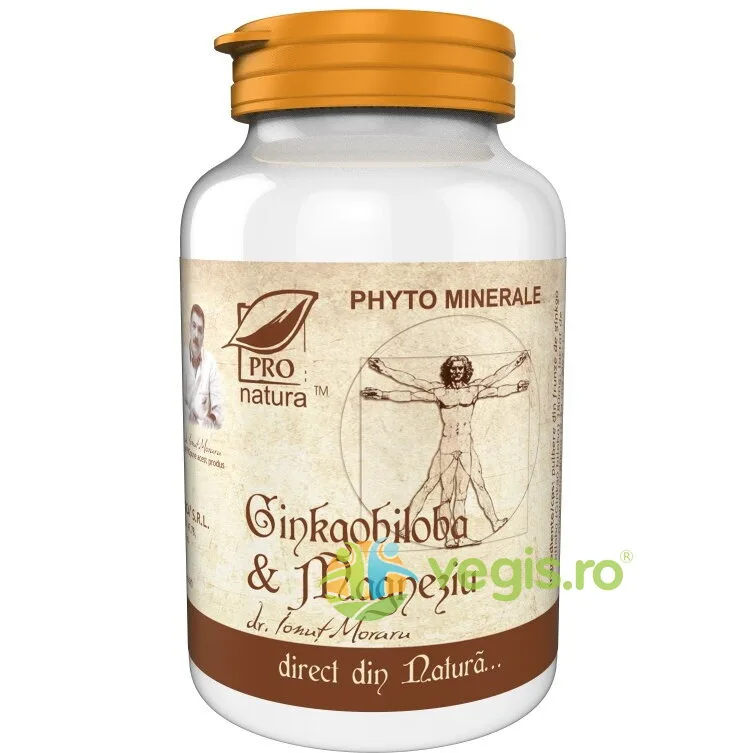 Ginkgo Biloba + Magneziu 60cps Medica - Pro Natura — preț și oferte