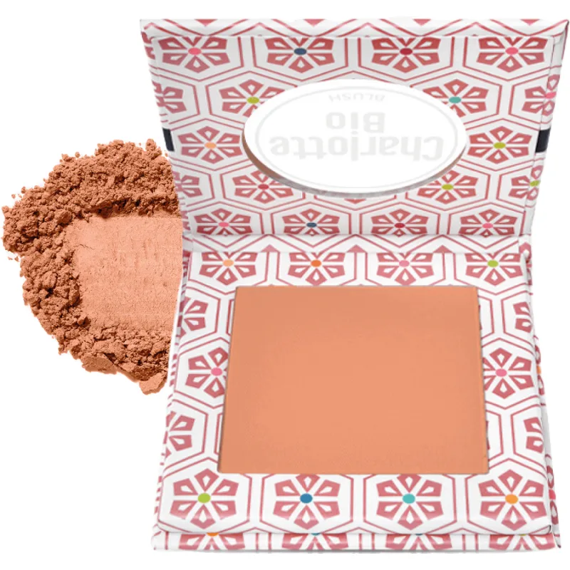 Fard de Obraz Bio cu Ulei de Jojoba, Magnolie, Unt de Shea si Ulei de Macadamia Peach Pink 7g CHARLOTTE BIO — preț și oferte
