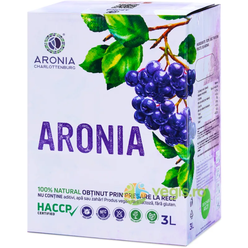 Suc de Aronia 3L ARONIA CHARLOTTENBURG — preț și oferte