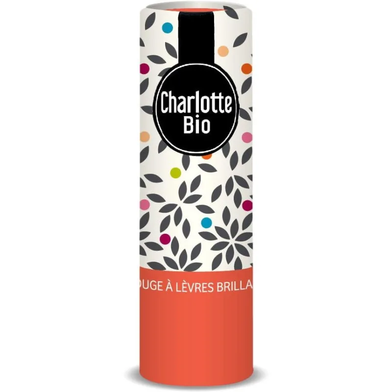Ruj Stralucitor Corail cu Unt de Shea, Ulei de Ricin si Ceara Vegetala 3.5g CHARLOTTE BIO — preț și oferte