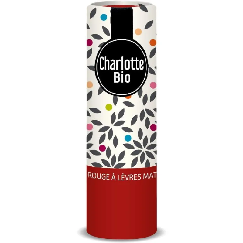 Ruj Mat Coquelicot cu Unt de Shea, Ulei de Ricin si Unt de Jojoba 3.5g CHARLOTTE BIO — preț și oferte