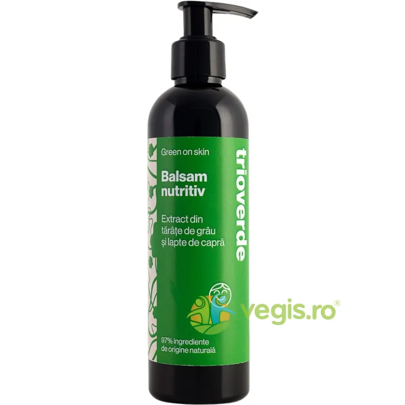 Balsam Nutritiv pentru Par cu Extract de Tarate si Lapte de Capra 250ml TRIO VERDE — preț și oferte
