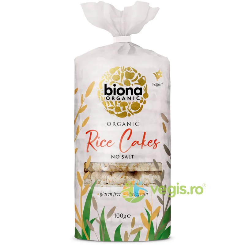 Rondele de Orez Integral Expandat fara Sare Ecologice/Bio 100g BIONA — preț și oferte