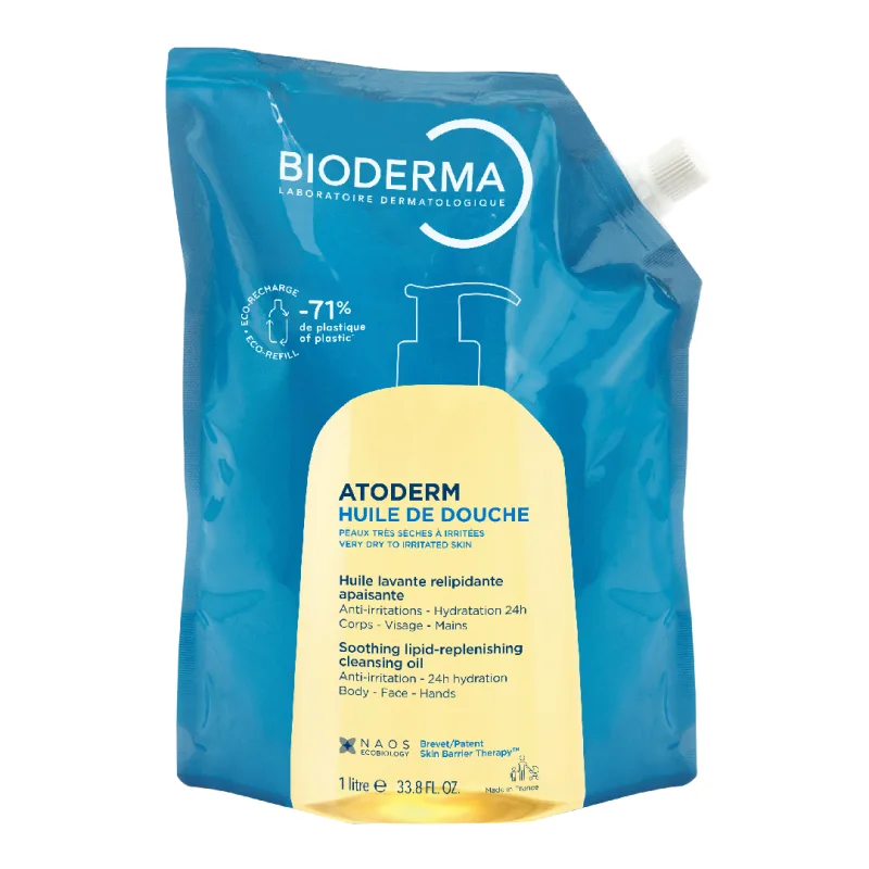 Rezerva Eco Ulei de dus Atoderm, 1L, Bioderma — preț și oferte