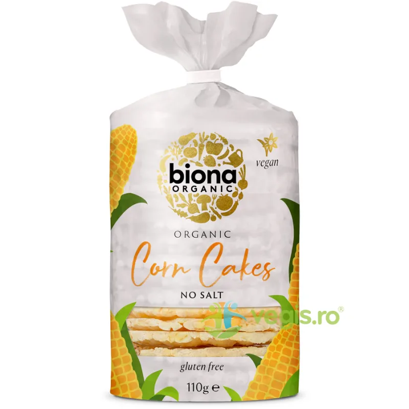Rondele din Porumb Expandat fara Sare Ecologice/Bio 110g BIONA — preț și oferte