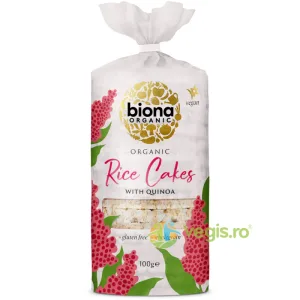 Rondele de Orez Integral Expandat cu Quinoa Ecologice/Bio 100g