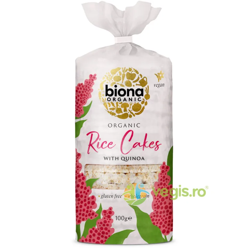 Rondele de Orez Integral Expandat cu Quinoa Ecologice/Bio 100g BIONA — preț și oferte