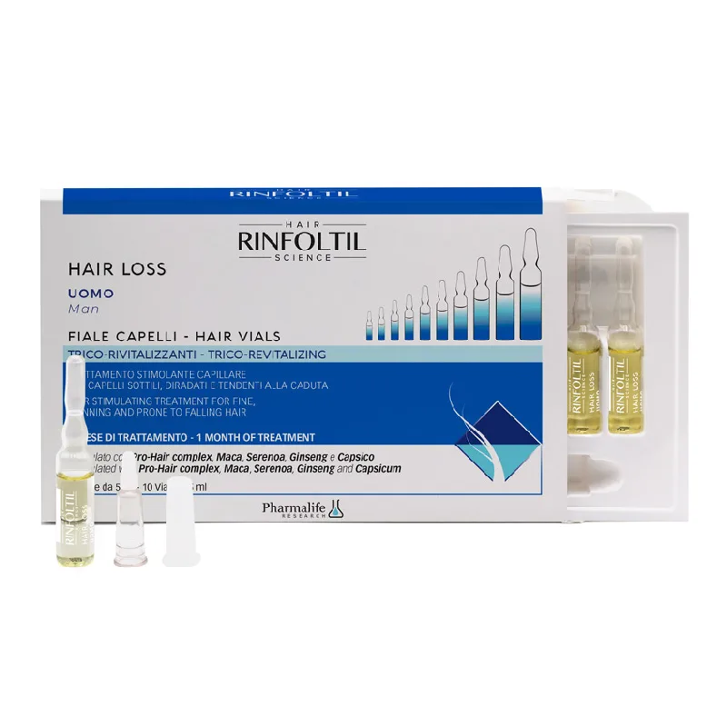 Fiole impotriva caderii parului pentru barbati, 10*5 ml, Rinfoltil — preț și oferte