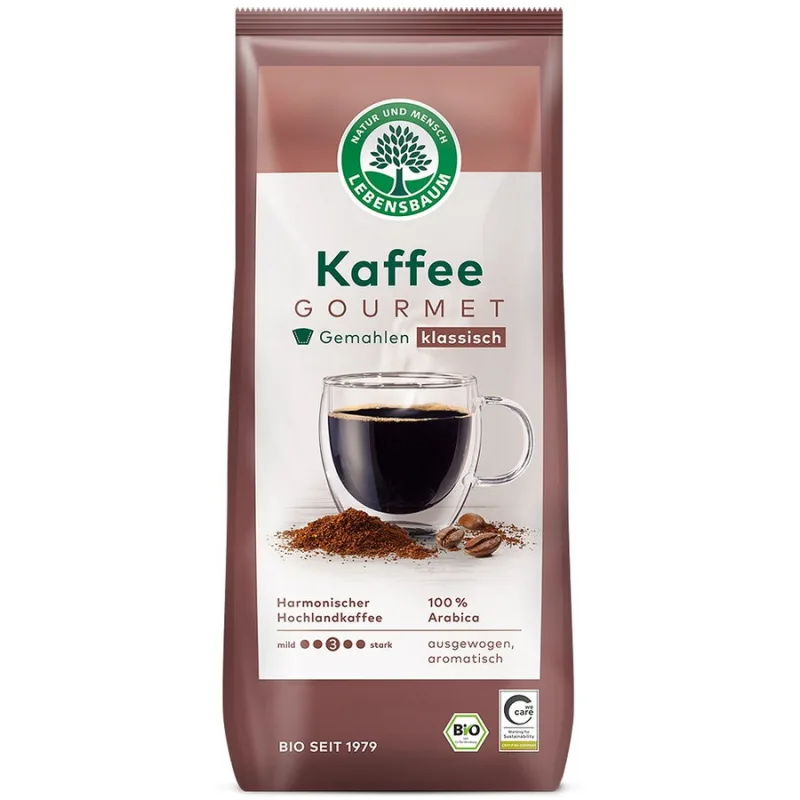 Cafea Gourmet Clasica Macinata Ecologica/Bio 500g LEBENSBAUM — preț și oferte