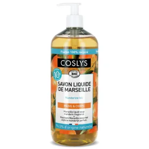 Sapun Lichid si Gel de Dus de Marsilia Bio cu Mandarine Format Mare 1L