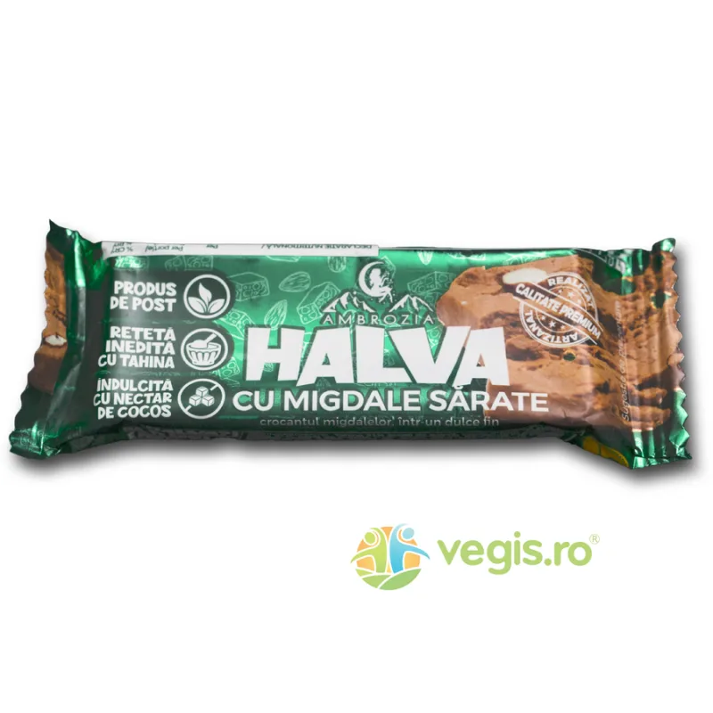Halva cu Migdale Sarate 50g AMBROZIA — preț și oferte