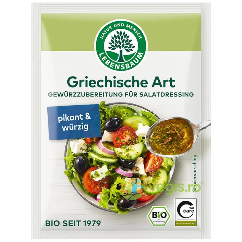 Mix de Ierburi Grecesti pentru Dressing de Salate Ecologic/Bio 3x5g LEBENSBAUM — preț și oferte