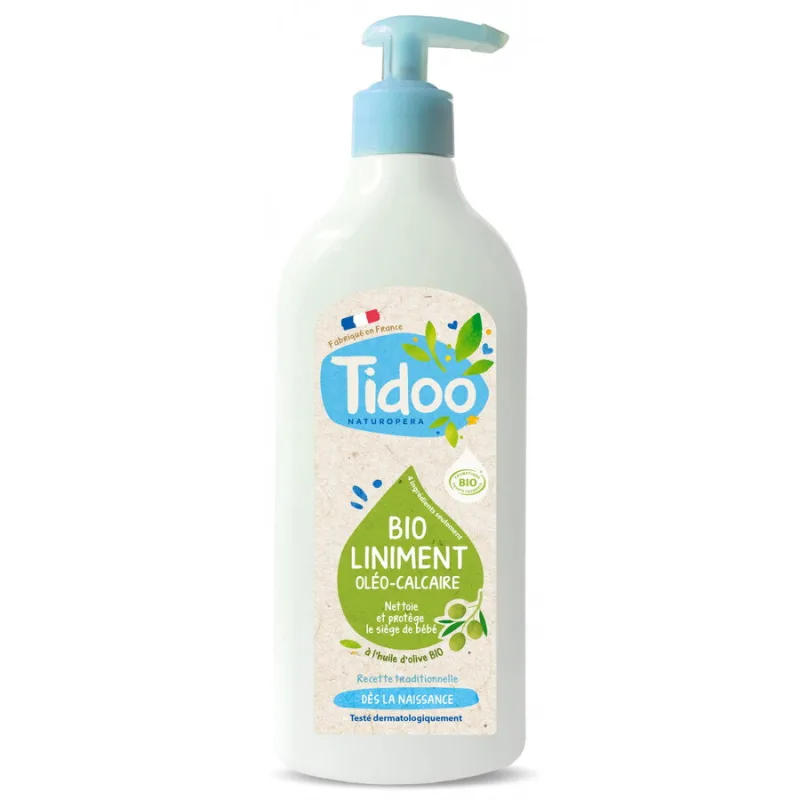 Unguent Bio pentru Curatare, Hidratare si Protejare Zona Scutecului Bebelusului cu 3 Uleiuri Vegetale 450ml TIDOO — preț și oferte